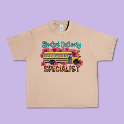 Student Delivery Specialist School Bus Urban Heavy Tee Designed By Artiststas