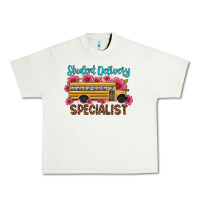 Pistachio student delivery specialist school bus Urban Heavy Tee - Artiststas