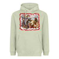 Matcha christmas goats Heavyweight Hoodie - RanaPortraitStore