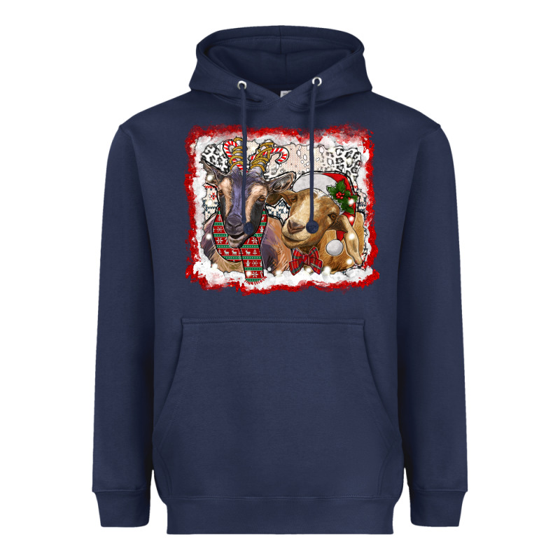 Christmas Goats Heavyweight Hoodie by RanaPortraitStore | Teevron