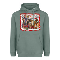 Sage christmas goats Heavyweight Hoodie - RanaPortraitStore