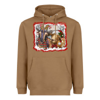Toasted Coconut christmas goats Heavyweight Hoodie - RanaPortraitStore