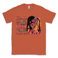 Copper She has fire in her soul afro woman Classic Tee - RanaPortraitStore