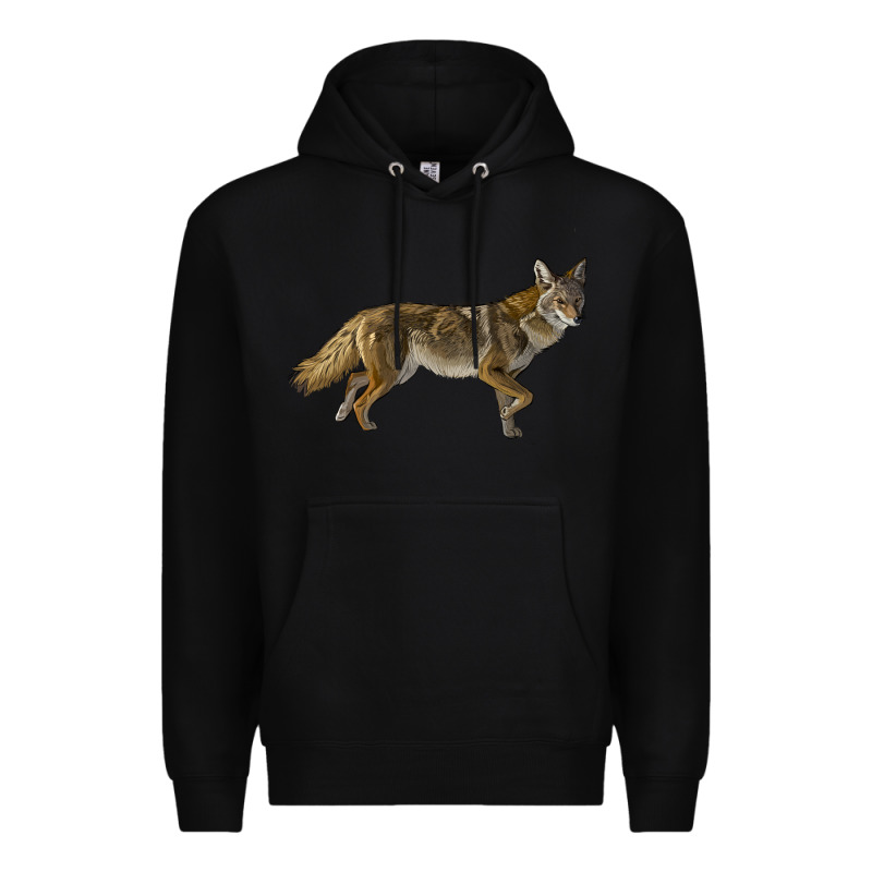 Coyote Premium Hoodie by LillyAllenDesigns | Teevron