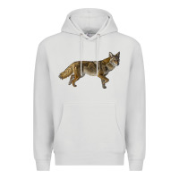 Dove Grey coyote Premium Hoodie - LillyAllenDesigns
