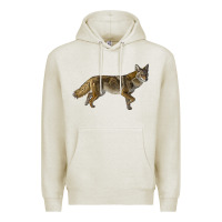 Oatmeal Heather coyote Premium Hoodie - LillyAllenDesigns