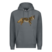 Rock coyote Premium Hoodie - LillyAllenDesigns