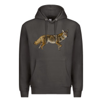 Smoke coyote Premium Hoodie - LillyAllenDesigns