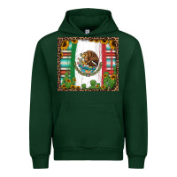 Forest Green mexican flag background with cactus and sunflower tumbler Urban Hoodie - Jasminsmagicworld