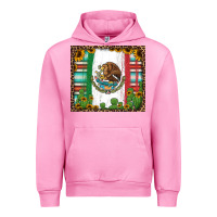 Fuchsia Pink mexican flag background with cactus and sunflower tumbler Urban Hoodie - Jasminsmagicworld
