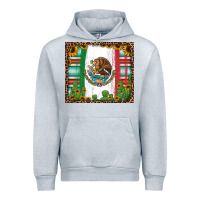 Heather Grey mexican flag background with cactus and sunflower tumbler Urban Hoodie - Jasminsmagicworld