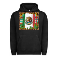 Pigment Black mexican flag background with cactus and sunflower tumbler Urban Hoodie - Jasminsmagicworld