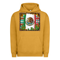 Pigment Peanut Butter mexican flag background with cactus and sunflower tumbler Urban Hoodie - Jasminsmagicworld