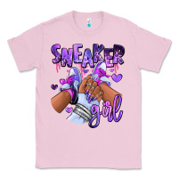 Bubblegum Pink Purple galaxy sneaker girl Classic Tee - RanaPortraitStore