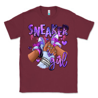 Burgundy Purple galaxy sneaker girl Classic Tee - RanaPortraitStore