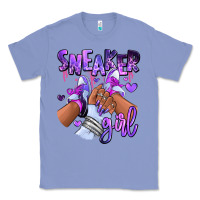 Colony Blue Purple galaxy sneaker girl Classic Tee - RanaPortraitStore
