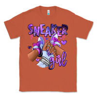 Copper Purple galaxy sneaker girl Classic Tee - RanaPortraitStore