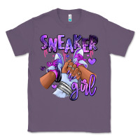 Lavender Purple galaxy sneaker girl Classic Tee - RanaPortraitStore
