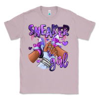 Lilac Purple galaxy sneaker girl Classic Tee - RanaPortraitStore
