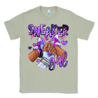 Matcha Purple galaxy sneaker girl Classic Tee - RanaPortraitStore