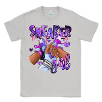 Moon Dust Purple galaxy sneaker girl Classic Tee - RanaPortraitStore