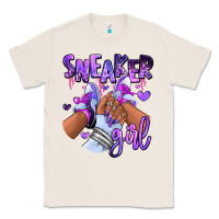 Natural Purple galaxy sneaker girl Classic Tee - RanaPortraitStore