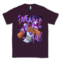 Plum Purple galaxy sneaker girl Classic Tee - RanaPortraitStore