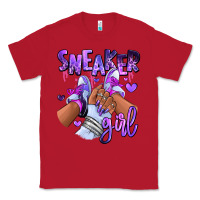 Red Purple galaxy sneaker girl Classic Tee - RanaPortraitStore