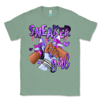 Sage Purple galaxy sneaker girl Classic Tee - RanaPortraitStore