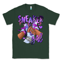 Sports Green Purple galaxy sneaker girl Classic Tee - RanaPortraitStore