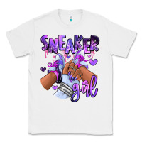 White Purple galaxy sneaker girl Classic Tee - RanaPortraitStore