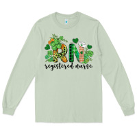 Matcha st. patricks day registered nurse rn Long Sleeve Tee - BarkalooDesign