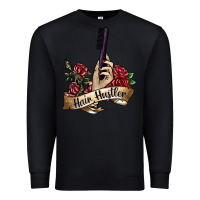 Black hair hustler 4 Premium Sweatshirt - SublimationCraftShop