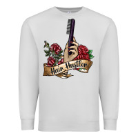 Dove Grey hair hustler 4 Premium Sweatshirt - SublimationCraftShop