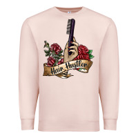 Pale Pink hair hustler 4 Premium Sweatshirt - SublimationCraftShop