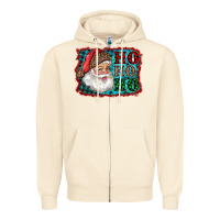 Sandshell Santa Ho Ho Ho Zipper Hoodie - RanaPortraitStore