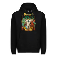 Black desert vibes wild west Premium Hoodie - NancyCooperArtShop