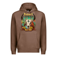Chestnut desert vibes wild west Premium Hoodie - NancyCooperArtShop