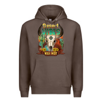 Coffee desert vibes wild west Premium Hoodie - NancyCooperArtShop