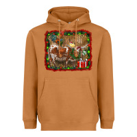 Meerkat christmas farm animals Heavyweight Hoodie - RanaPortraitStore