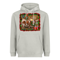 Moon Dust christmas farm animals Heavyweight Hoodie - RanaPortraitStore