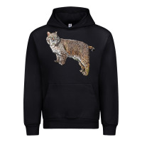 Black Bobcat Urban Hoodie - LillyAllenDesigns