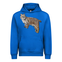 Cobalt Bobcat Urban Hoodie - LillyAllenDesigns