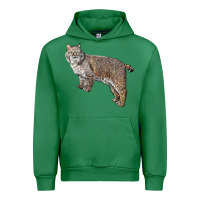 Emerald Bobcat Urban Hoodie - LillyAllenDesigns