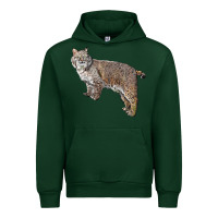 Forest Green Bobcat Urban Hoodie - LillyAllenDesigns