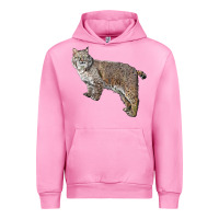 Fuchsia Pink Bobcat Urban Hoodie - LillyAllenDesigns