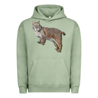 Pigment Oil Green Bobcat Urban Hoodie - LillyAllenDesigns