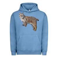 Pigment Pebble Blue Bobcat Urban Hoodie - LillyAllenDesigns