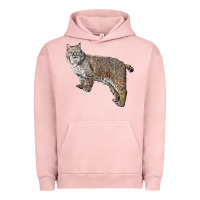 Pigment Salmon Bobcat Urban Hoodie - LillyAllenDesigns