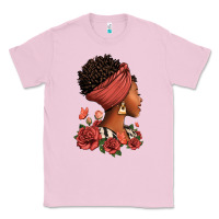 Bubblegum Pink She who kneels before god can stand before anyone Classic Tee - RanaPortraitStore